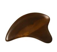 XIAONINGMENG Scratch Massage Tool, 5A Natural Meteorite Scraper Body Facial Muscle Scraper, Guasha Massage Tool for Physical Therapy Massage Tools (Color : Brown, Size : 9 * 6 * 1cm)