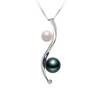 Elida Multicolor 5-8mm AA Quality Freshwater 925 Sterling Silver Cultured Pearl Pendant For Women