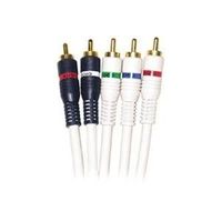 Steren Python Component Audio/Video Cable . Rca Male . Rca Male . 3Ft . Ivory "Product Type: Hardware Connectivity/Connector Cables"