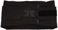 Sammons Preston Lumbosacral Support with Insert Pocket, X-Small, Black, All-Elastic Comfort Abdominal Wrap with Double Pull Side Panels for Added Support, Lower Back & Lumbar Region Stabilization