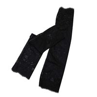 lipiny Floral Lace UV Sun Protection Cooling Arm Sleeves Long Half Finger Gloves, for Driving Vacation Outdoor Scar Tattoos Cover for Women Girls
