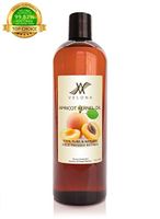 100% Natural Apricot Kernel Oil by Velona | All Natural Oil for Soap Making, Massage, Hair, Body, Skin & Face Care| Refined, Cold Pressed | Size: 16 oz