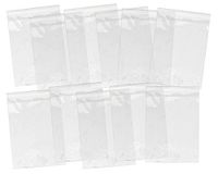 Crystal Clear Resealable Transparent 1.5 Mil Thick Plastic Cello/Cellophane Poly OPP Bakery Bags Good for Cookie, Candle, Soap Plastic Poly Bags (8" x 10", Clear 200 Pack)