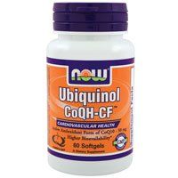 NOW Foods - Ubiquinol CoQH-CF 50 mg. - 60 Softgels ( Multi-Pack)