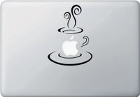 Yadda-Yadda Design Co. Cappuccino (Appleccino) - Coffee Cup - MacBook or Laptop Decal