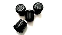 Lot of 4 Heavy Duty Rubber Cane,Walking Stick,Crutch,Walker Tip/End/Feet 1-1/4"