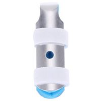 HEALLILY Dynamic Finger Splint Adjustable Finger Straightening Brace Guard Protector Rehabilitation Training Device Size M (Blue)