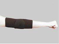 Alpha Medical Visco-Elastic Padded Elbow Brace (X-Large Black)
