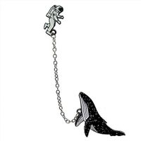 1 Piece Alloy Cartoon Kids Gift Fashion Jewelry Enamel Brooch Badge Collar Pin Daily Novelty Creation Aesthetic Party Girls Woman Jewerly Style Womans Women