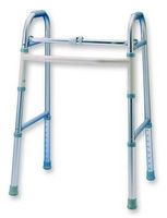 Adult Single Button Folding Walker - 1 case (2 Each)