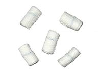 Case of 200 Peanut Sponges 3/8". Sterile Gauze Sponges. White 100% Woven Cotton X-Ray Detectable Balls for Wound prepping and Cleansing. Soft and Absorbent. Single use.