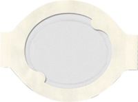 3M Healthcare Tegaderm Clear Absorbent Acrylic Dressing 5-3/5" x 6-1/4" Oval, 3-2/5" x 4-1/4" Pad Size, Large (Box of 5 Each)