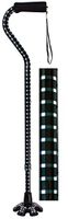 Essential Medical Supply Couture Offset Fashion Cane with Matching Standing Super Big Foot Tip, Hounds Tooth Style