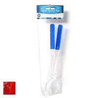 2 pcs Salad Spoon Set 2 Colors 30 cm, Case of 48