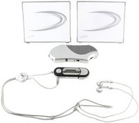 Sonic Impact 5070 256 MB MP3 Player with SI-5 Portable Flat-Panel Speakers