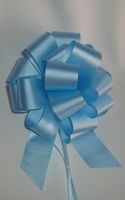 IGC 10 Pull String Bows - Gift Wrap Packaging - 5" 20 Loops - 1 1/4" - Light Blue