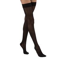BSN Medical 122331 Jobst Ultra Sheer Compression Stockings, Thigh High, 30-40 mmHG, Closed Toe, X-Large, Classic Black