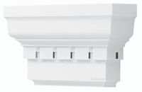 Broan-NuTone LA139WH Doorbell Kit, Decorative Wired Two-Note Door Chime for Home, 3.38" x 10.25" x 6.38", White