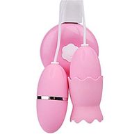 zhiounny 12 Speed Tongue Vibrantor Font Back Happy Zone Stimulator Niple Massager Adult Pleasure Toys for Women (Pink)