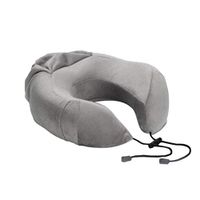 ROSENICE Memory Foam Super Soft U Pattern Pillow for Ultimate Comfort in Travel (Grey)