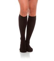 Jomi Compression, Unisex, Knee High Stockings Collection, 20-30mmHg Opaque Closed Toe 230 (Large, Black)