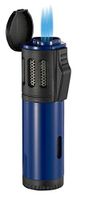 Visol Artemis Triple Torch Flame Butane Refillable Cigar Lighter (Blue)