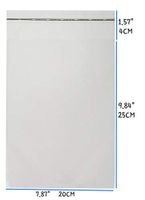 200ct Clear Plastic Bags 4" X 6" Thick Self Sealing OPP Cello Bags for Plastic Poly Bags for A4, Letter Sized Documents, Marketing Materials, Clothes Bakery Cookies Decorative Wrappers (7.87"X9.84")