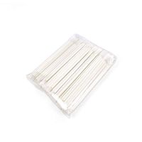 ECOPAPER 200-Pack Paper Straws, Individually Wrapped Biodegradable Straws No-Lamination No-Coloring, 0.25"-dia. x 8"-long