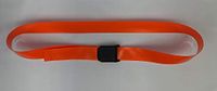 Wipe-Clean Gait Belt 2” x 60”, 100% Impervious (Orange)
