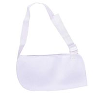 Leoie Breathable Comfortable Support Wrap Strap Arm Sling Elbow Wrist Brace Adjustable Shoulder Fixed Bandage white Mesh