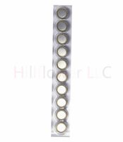 Hillflower 10 Piece AG11 LR58 LR721 G11 362A 361 162 Bulk 0% Hg 1.5V Alkaline Light Prime Battery