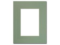 PA Framing, Single Mat, 8 x 10 inches Frame for 5 x 7 inches Photo Art Size - Cream Core/Sea Foam