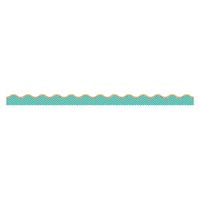 Edupress Chevron Burlap Scalloped Border Trim (EP63279)
