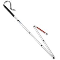 Ambutech Folding Slim Line Graphite ID Cane- 48-in