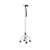 HTDZDX Thickened Aluminum Alloy Walking Sticks with 4 Leg Non-Slip Base Adjustable Height 71-94m Foldable Cane
