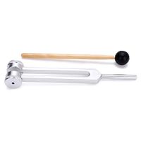 WuLian Medical Tuning Fork Chakra Hammer Ball Diagnostic 128HZ Frequency Tuning Fork Health Care Tool for Testing Patient Hearing