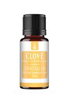 Pure Organic Ingredients Clove Essential Oil (15 ml), Convenient Dropper Cap Bottle, All-Natural, Stimulating & Energizing, Warm Spicy Aroma