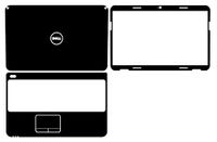 Special Black Brushed Skin decals stickers Cover guard For DELL inspiron N5010 M5010 15R 15.6" old version