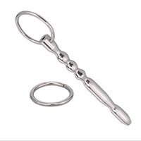 PQB Bright Metal Cátheter Men's Dual-use Health Care Products Horse Eye Stimulation Stainless Steel Urèthral Dilator Massager T-shirt T-shirt