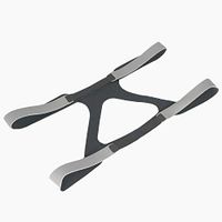 Universal CPAP Headgear, Hersvin Replacement Headband Straps Compatible with Most Nasal, Full-Face Sleep Apnea Masks of Respironics, Resmed, Resmart (Light Grey)