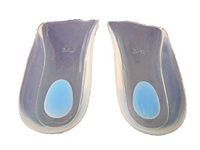 3/4 Length Insoles 100% Medical Grade Silicone Gel (Large UK 8.5-10)