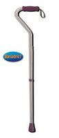 Bariatric H / D Offset Cane Alum Adj from 27-3 / 4 - 36-3 / 4 Black - 1608B