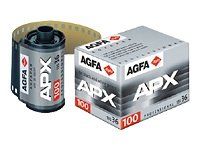 Agfa APX 100 35mm 36 Exp. B&W Film