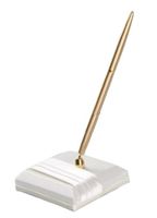 Beverly Clark Wedding Collection, Audrey Pen and Holder Set, White