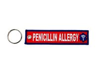 Medical Alert Keychain Warning TAG Penicillin Allergy PCN Allergy