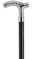 Men's Chrome Derby Cane Black