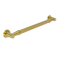Allied Brass MD-GRR-16-PB 16 Inch Reeded Grab Bar, 16-Inch, Polished Brass