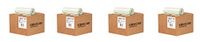 EcoSafe-6400 HB3039-8 Compostable Bag, Certified Compostable, 30-Gallon, Green (Pack of 135) (4)