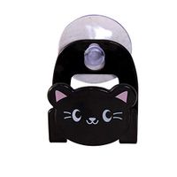 Multi-Function Sink Rack,Sponge Storage Rack,Cute Convenient Sponge Holder Suction Cup Home Kitchen Holder Tools Gadget Decor (Black)