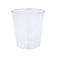 Party Dimensions 60 Count Plastic Tumbler, 2-Ounce, Clear